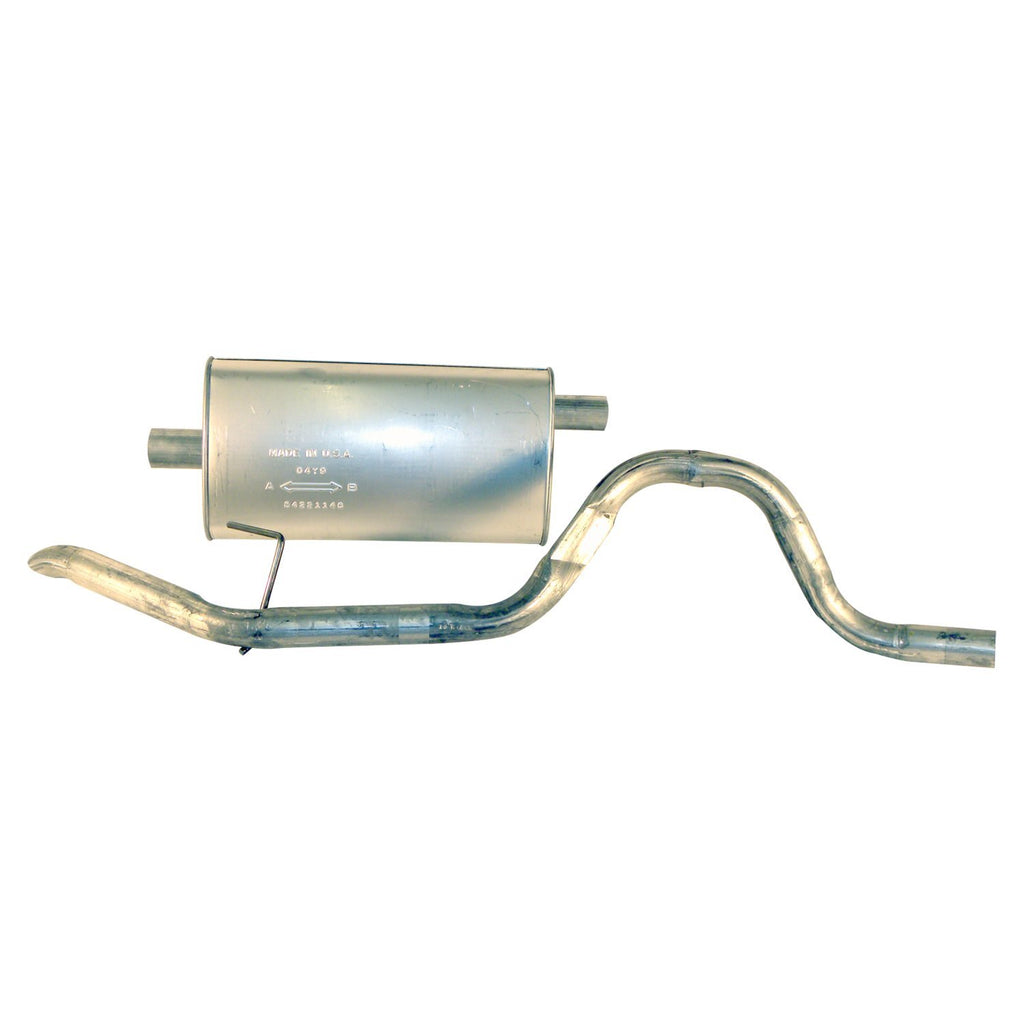 Crown Automotive Jeep Replacement 52018162 Muffler & Tailpipe for 1993-1995 Jeep ZJ Grand Cherokee w/ 4.0L Engine for Select Jeep Grand Cherokee