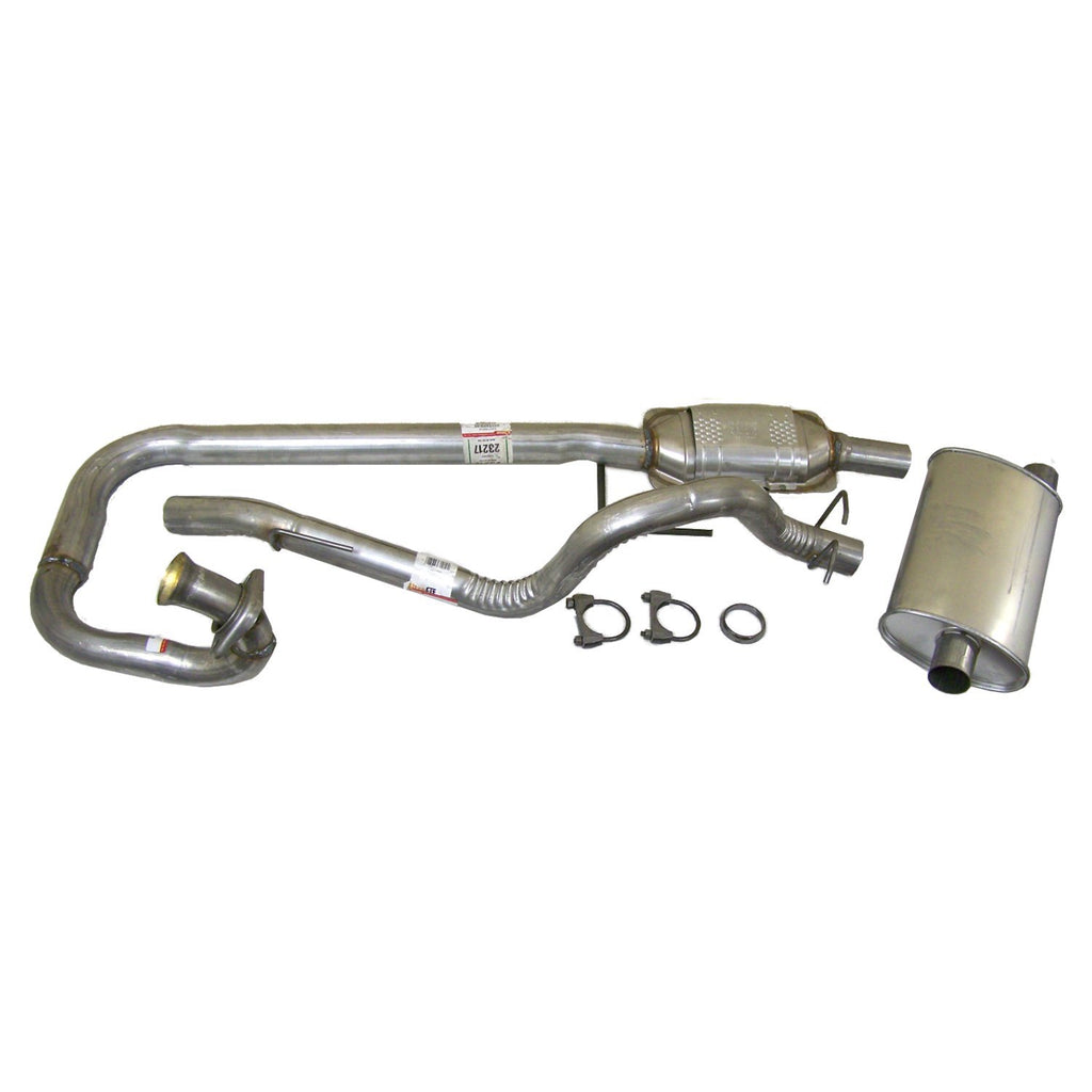 Crown Automotive Jeep Replacement 52018934K Exhaust Kit for 1997-1999 Jeep TJ Wrangler w/ 4.0L Engine for Select Jeep TJ, Jeep Wrangler