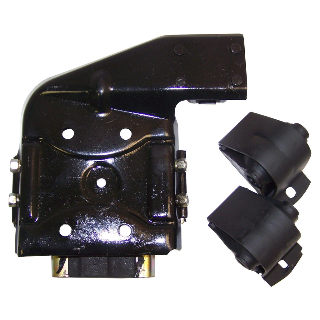 Crown Automotive Jeep Replacement 52019201KX Engine Mount Kit for 87-89 XJ Cherokee or MJ Comanche w/ 4.0L, w/ BA10/5 Trans. for Select Jeep Cherokee, Jeep Comanche