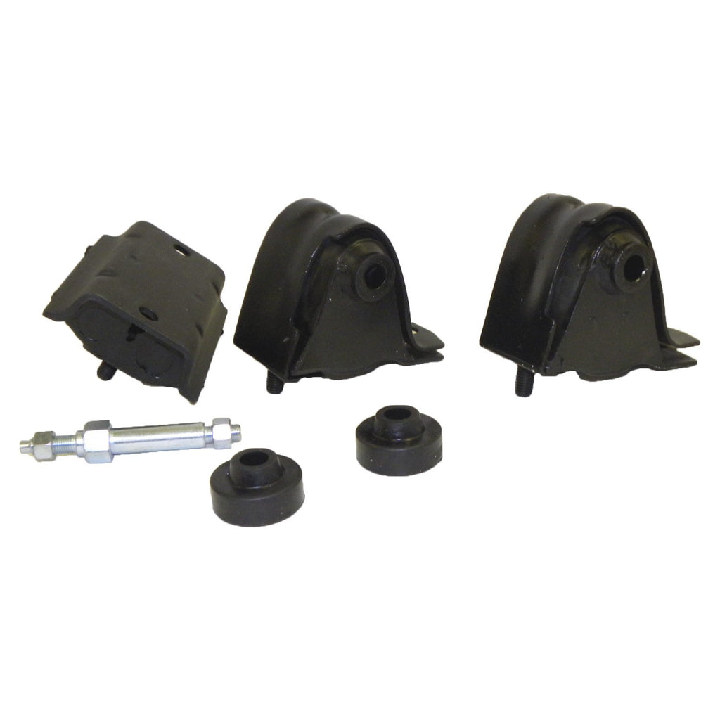 Crown Automotive Jeep Replacement 52019201K Engine and Transmission Mount Kit for 87-95 Jeep YJ Wrangler w/ 4.0L, 4.2L Eng for Select Jeep Wrangler
