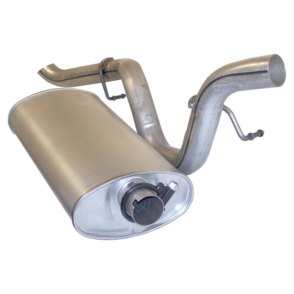 Crown Automotive Jeep Replacement 52019241AC Muffler & Tailpipe for Select 1997-2002 Jeep TJ Wrangler w/ 2.5L, 4.0L Engines