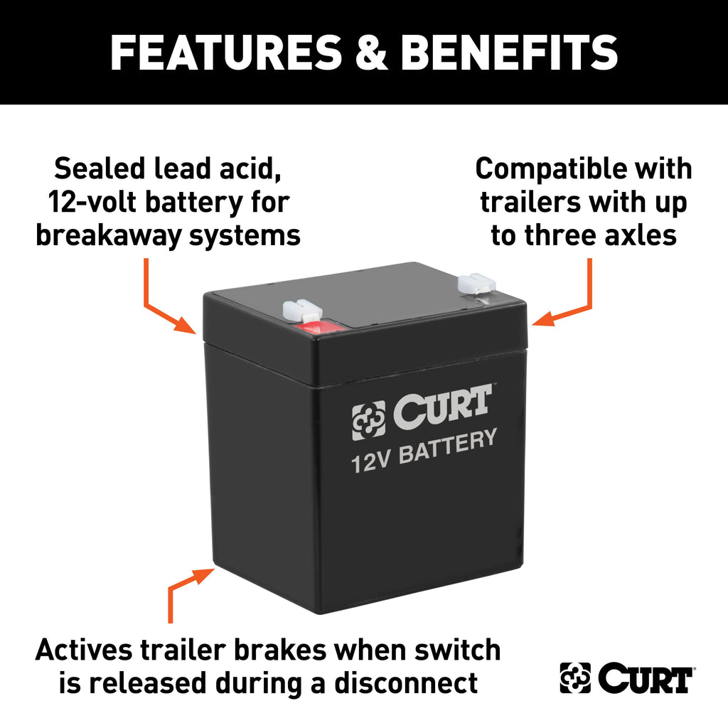 CURT 52023 Breakaway Battery