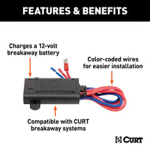 Load image into Gallery viewer, CURT 52025 Breakaway Battery Charger