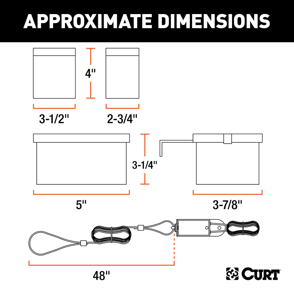 CURT 52026 Soft-Trac 2 Breakaway Kit