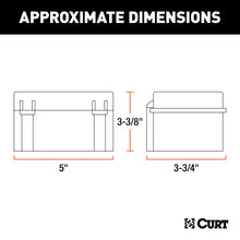 Load image into Gallery viewer, CURT 52027 5" x 3-3/8" x 3-3/4" Watertight Breakaway Battery Case