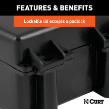 Load image into Gallery viewer, CURT 52027 5" x 3-3/8" x 3-3/4" Watertight Breakaway Battery Case