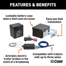 Load image into Gallery viewer, CURT 52028 Soft-Trac 2 Breakaway Kit with Charger
