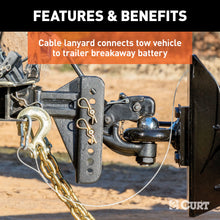 Load image into Gallery viewer, CURT 52028 Soft-Trac 2 Breakaway Kit with Charger