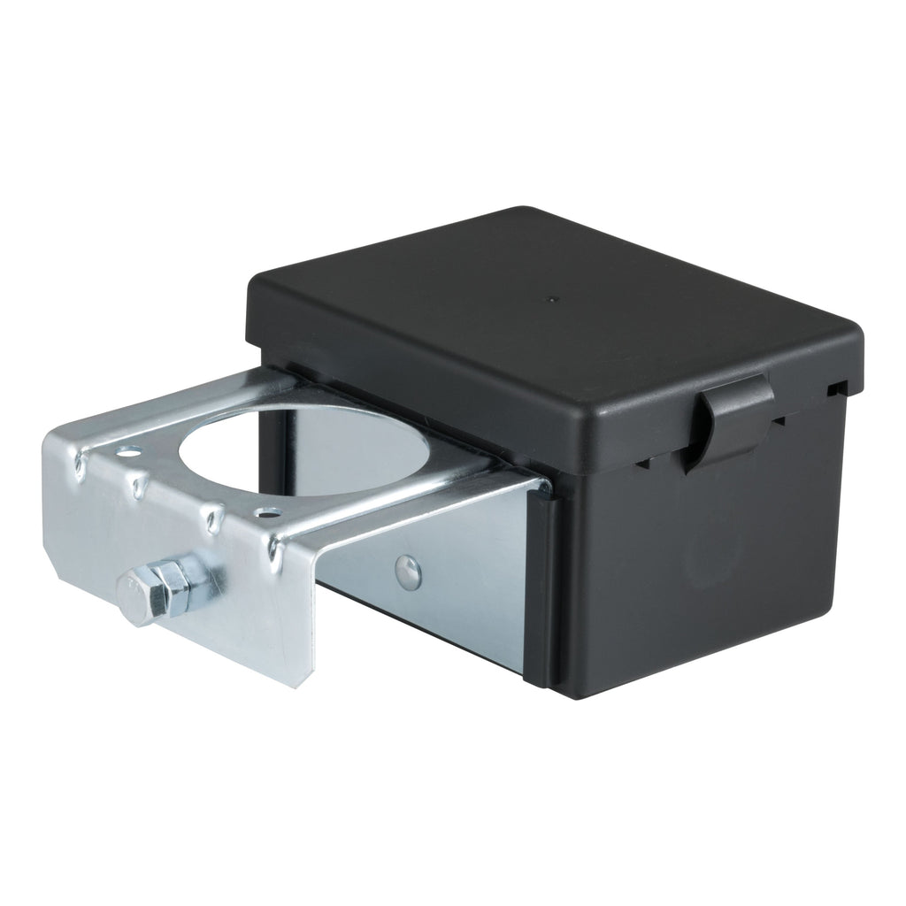 CURT 52029 5" x 3-1/4" x 3-7/8" Lockable Breakaway Battery Case with Metal Bracket