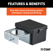 Load image into Gallery viewer, CURT 52029 5" x 3-1/4" x 3-7/8" Lockable Breakaway Battery Case with Metal Bracket