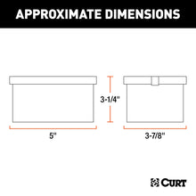 Load image into Gallery viewer, CURT 52030 5" x 3-1/4" x 3-7/8" Lockable Breakaway Battery Case