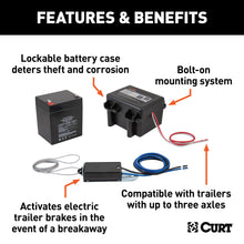 Load image into Gallery viewer, CURT 52041 Soft-Trac 1 Breakaway Kit