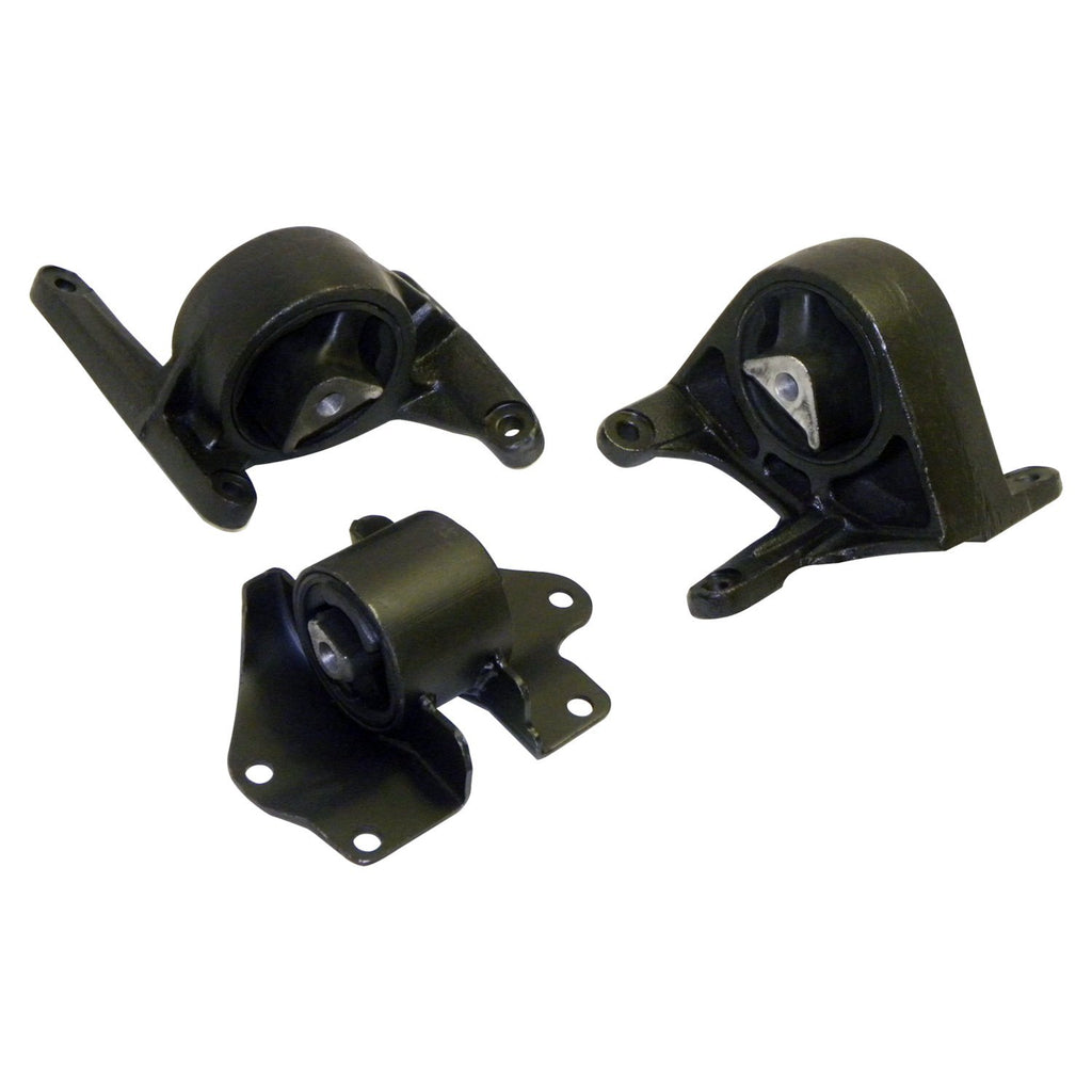 Crown Automotive Jeep Replacement 52059226KE Engine Mount Kit for 02-03 KJ Liberty w/ 3.7L Eng., w/ 4WD, w/ 45RFE Auto Trans. for Select Jeep Liberty