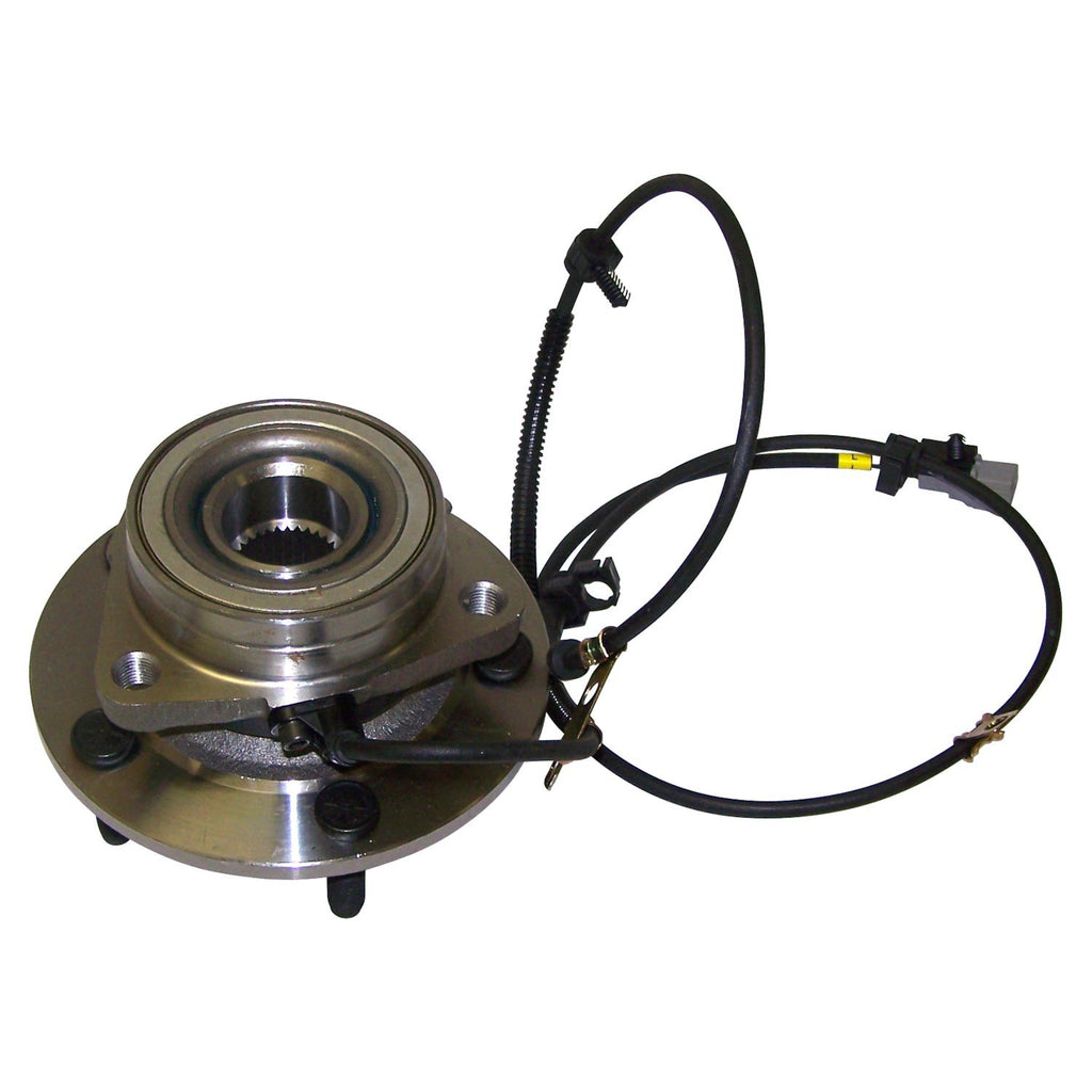 Crown Automotive Jeep Replacement 52069881AA Left Front Hub Assembly for 98/99 Dodge Ram 1500 w/ 4WD, w/ ABS, Incl. Sensor for Select Dodge Ram 1500, Dodge Ram 2500, Dodge Ram