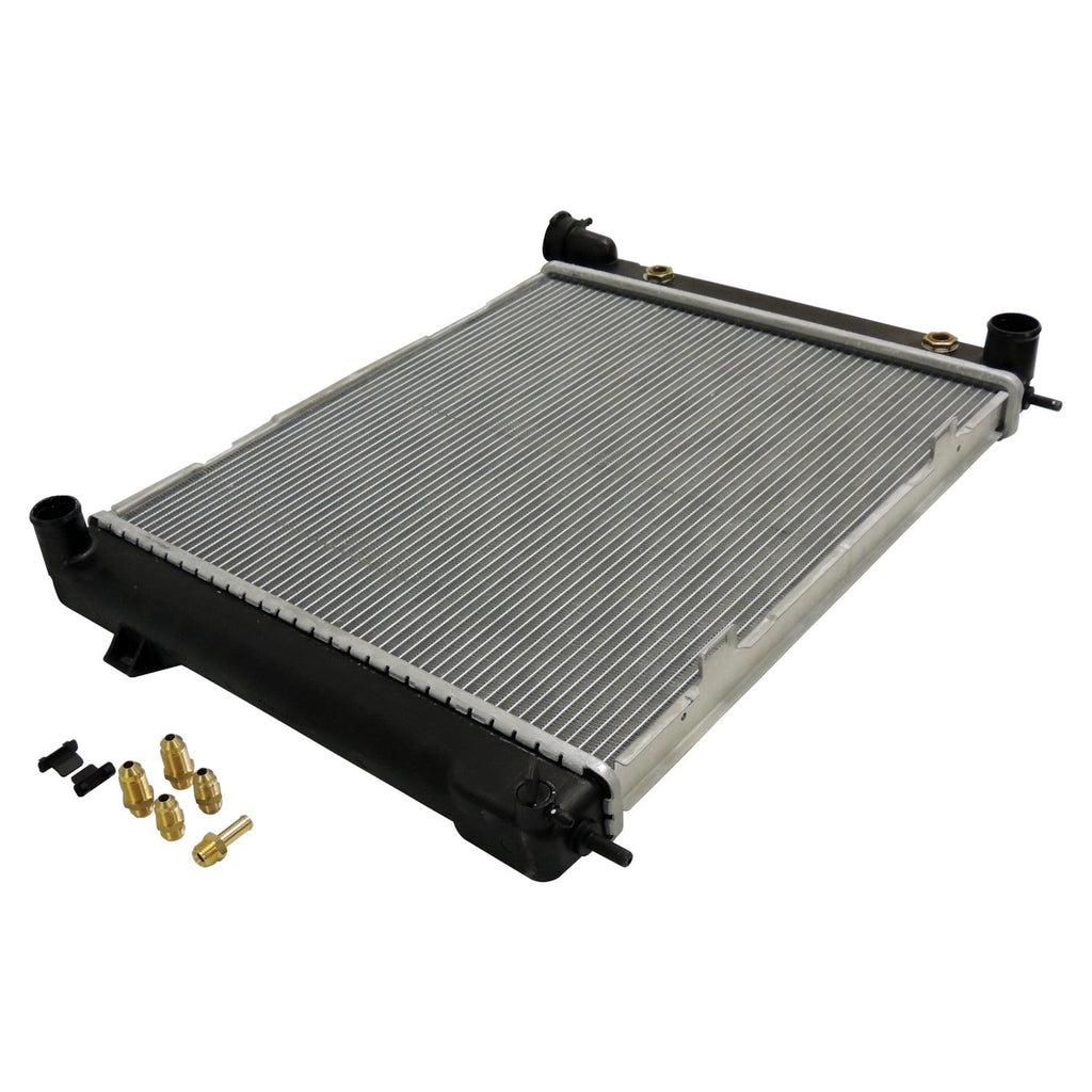 Crown Automotive Jeep Replacement 52079598AB Radiator 1998 Jeep ZJ, ZG Grand Cherokee w/ 5.2L, 5.9L Engines, 22-1/4 x 19-3/4 for Select Jeep Grand Cherokee