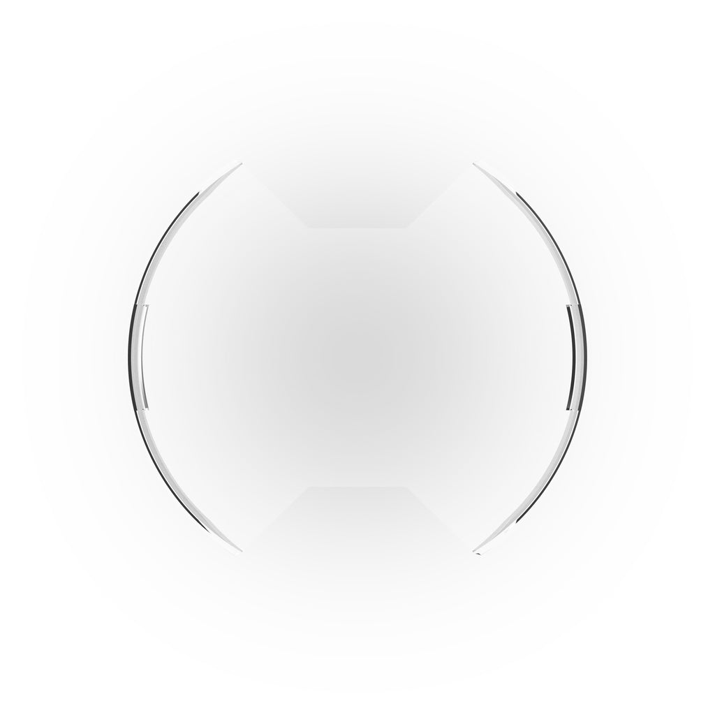KC HiLiTES 5207 SlimLite 8" LED - Light Shield - Clear