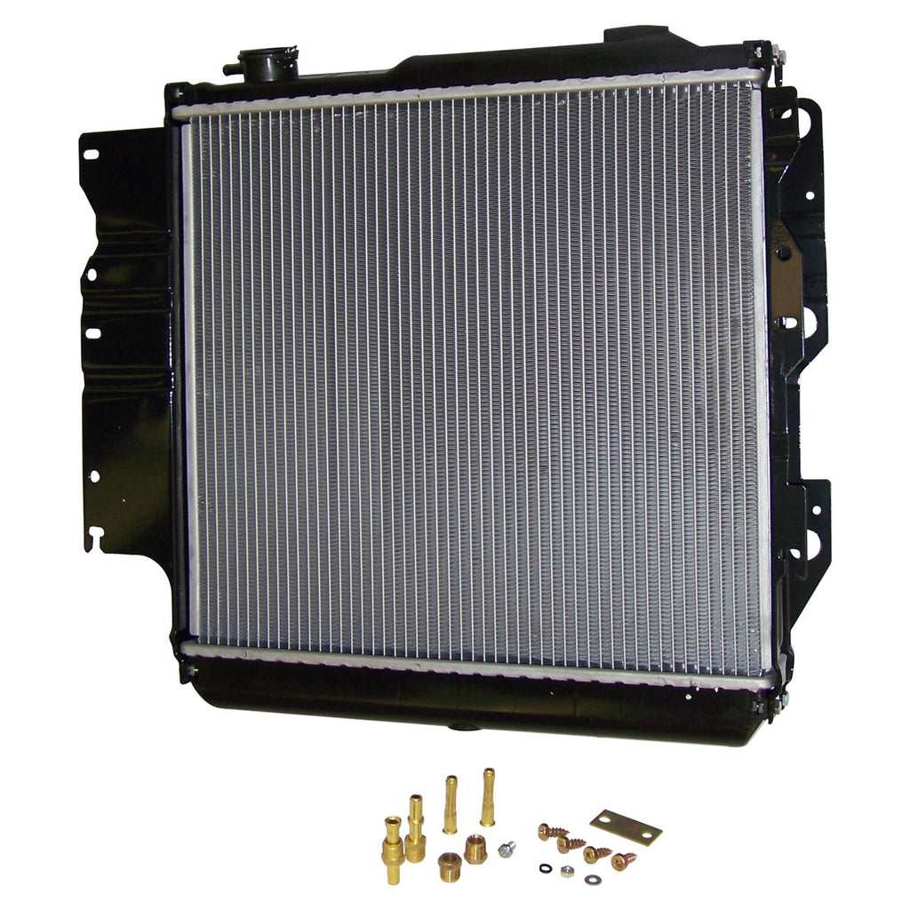 Crown Automotive Jeep Replacement 52080183 Radiator for 1987-2006 Jeep TJ, YJ Wrangler w/ LHD w/ 4.0L, 2.5L or 2.4L Engines for Select Jeep TJ, Jeep Wrangler
