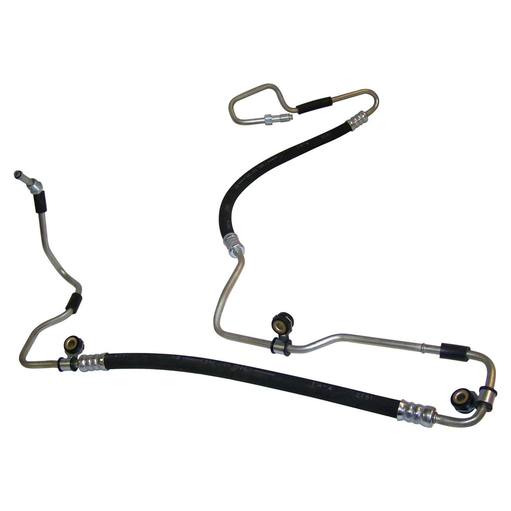 Crown Automotive Jeep Replacement 52089325AD Power Steering Pressure Hose for 05-10 Jeep WJ, WJ, XK, XH w/ 3.7L, 4.7L Engines for Select Jeep Commander, Jeep Grand Cherokee