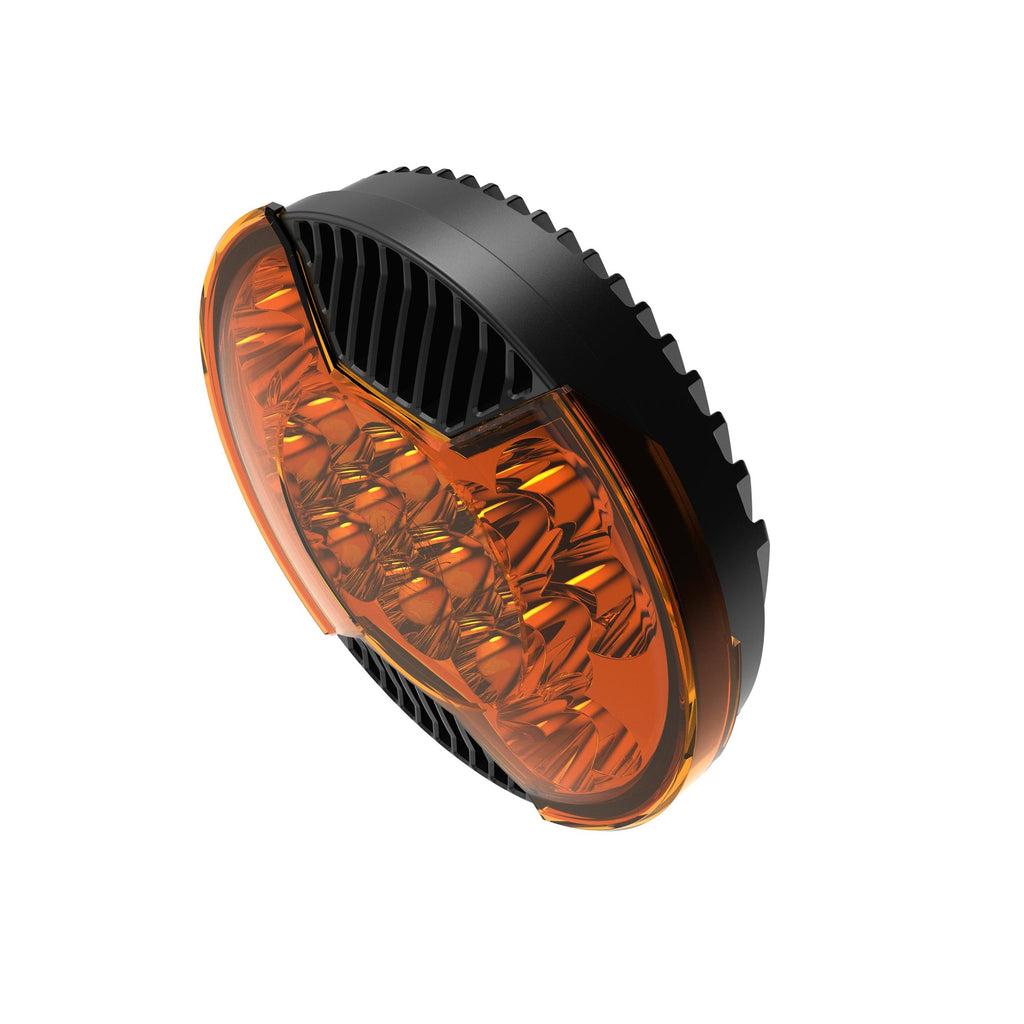 KC HiLiTES 5208 SlimLite 8" LED - Light Shield - Amber
