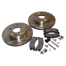 Load image into Gallery viewer, Crown Automotive Jeep Replacement 52098672KL Front Disc Brake Service Kit for Jeep 99-04 Grand Cherokee w/ Akebono Calipers for Select Jeep Grand Cherokee