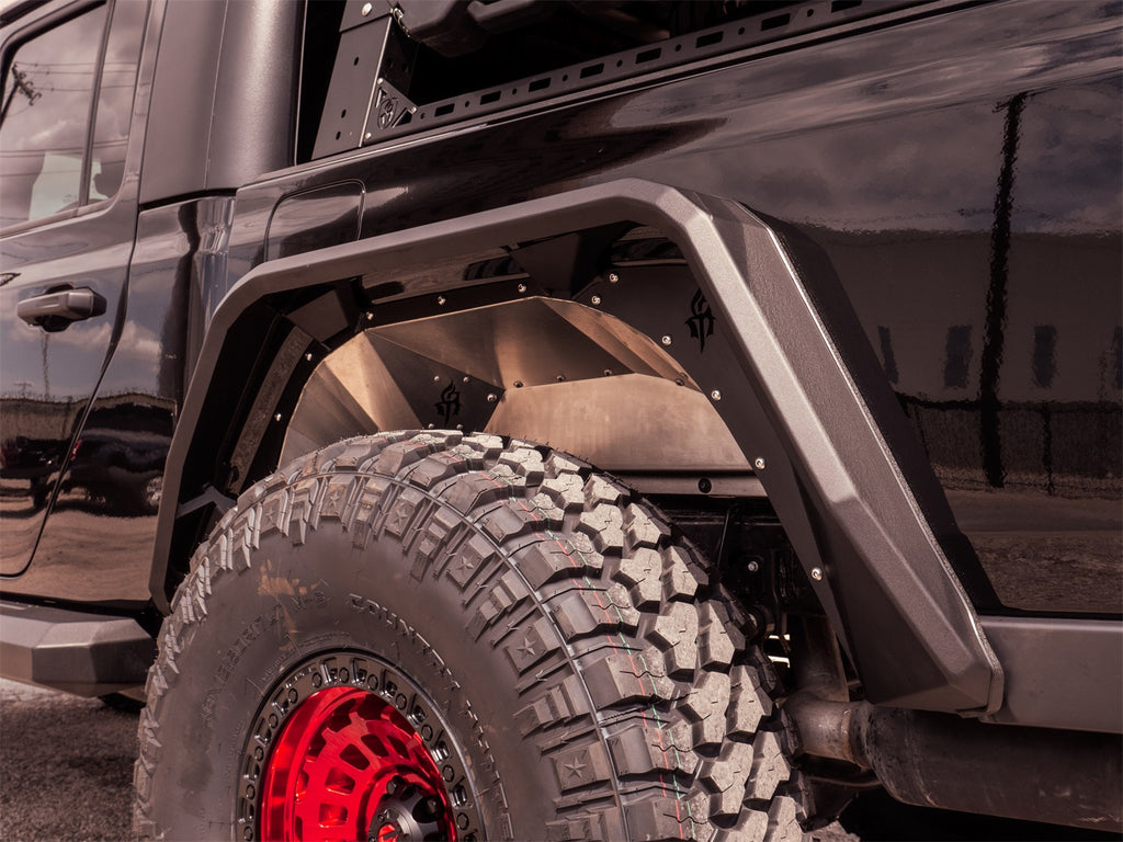 Road Armor 520AFR0B Stealth Fender Flare Body Armor for Select Jeep Gladiator