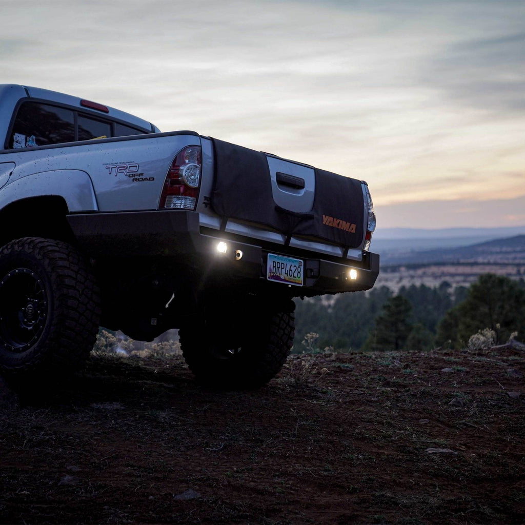 KC HiLiTES 520 KC FLEX ERA 1 LED 2-Light Kit with Rear Ext Wiring Harness and Spread Beam Ptrn