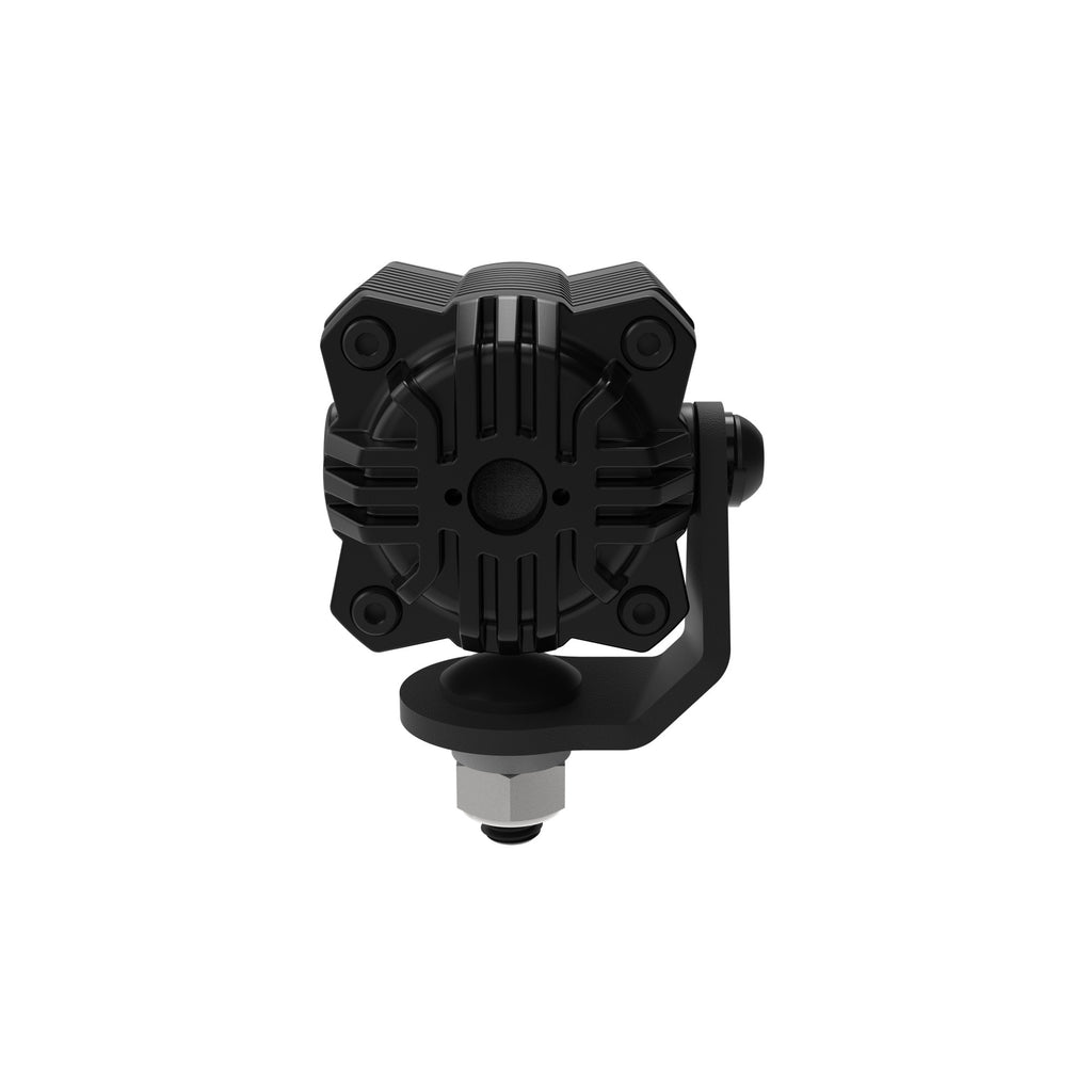 KC HiLiTES 520 KC FLEX ERA 1 LED 2-Light Kit with Rear Ext Wiring Harness and Spread Beam Ptrn