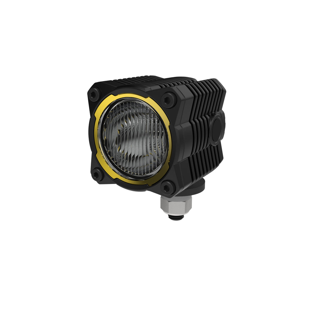 KC HiLiTES 520 KC FLEX ERA 1 LED 2-Light Kit with Rear Ext Wiring Harness and Spread Beam Ptrn