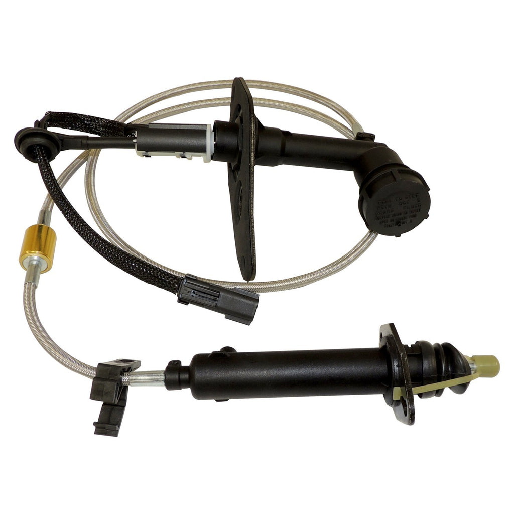 Crown Automotive Jeep Replacement 52109746AB Clutch Hydraulic Assembly for 02-04 Jeep KJ Liberty w/ LHD w/ 2.4L, 3.7L Engines for Select Jeep Liberty