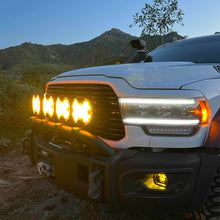 Load image into Gallery viewer, KC HiLiTES 5210 SlimLite 8" LED - Light Shield - SAE Driving - Selective Yellow
