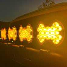 Load image into Gallery viewer, KC HiLiTES 5210 SlimLite 8" LED - Light Shield - SAE Driving - Selective Yellow