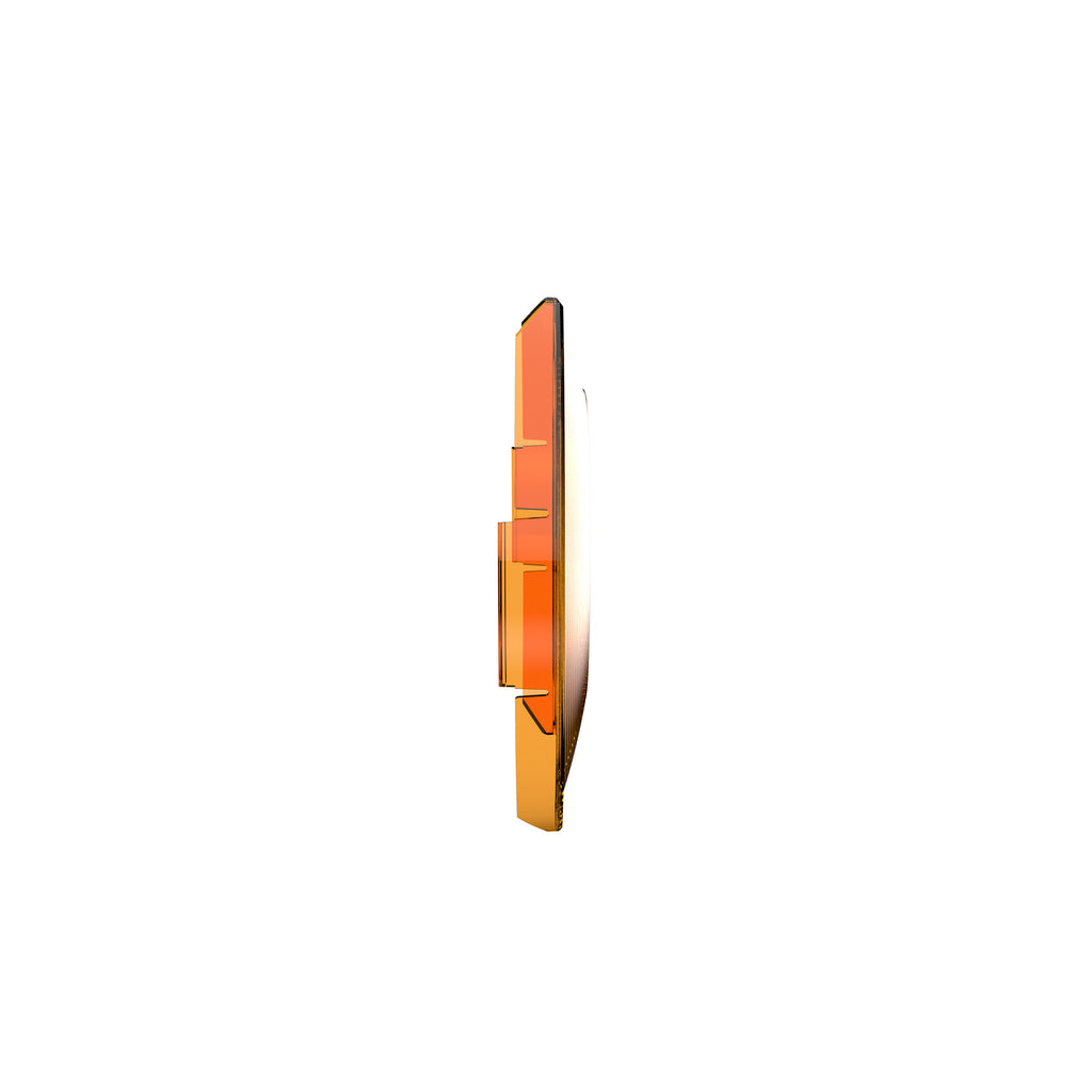 KC HiLiTES 5211 SlimLite 8" LED - Light Shield - Driving - Amber