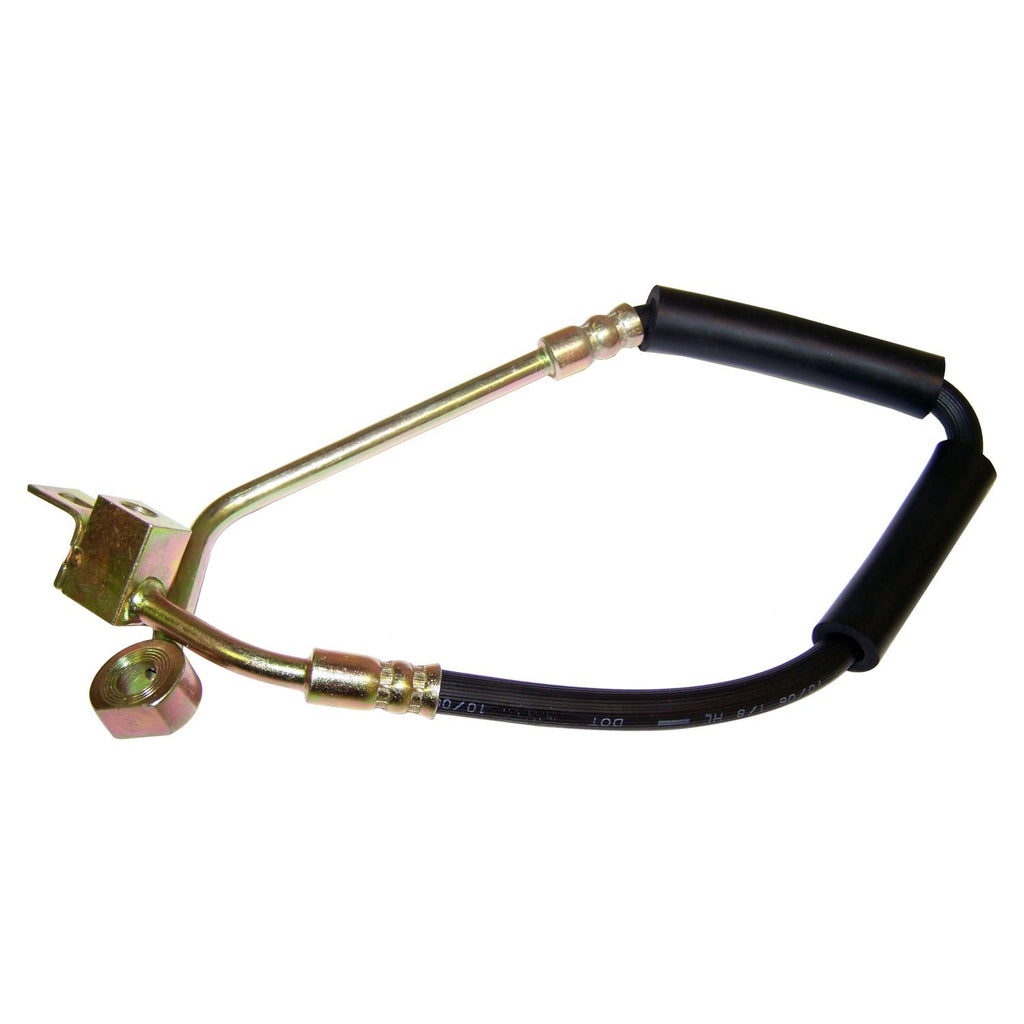Crown Automotive Jeep Replacement 52128311AA Left Front Brake Hose for 2002-2007 KJ Jeep Liberty for Select Jeep Liberty