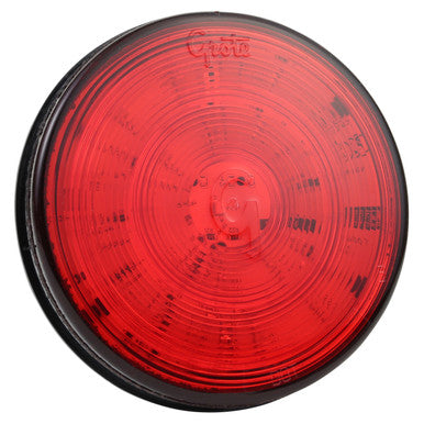 Grote 52162 SuperNova® 4" Full-Pattern LED Stop Tail Turn Light, Grommet Mount, Male Pin, 24V