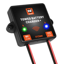 Load image into Gallery viewer, CURT 52204 RVibrake Towed Battery Charger Plus for Flat Towing