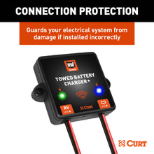 Load image into Gallery viewer, CURT 52204 RVibrake Towed Battery Charger Plus for Flat Towing