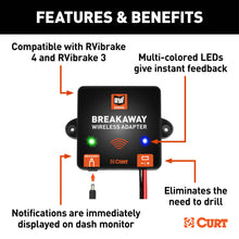 Load image into Gallery viewer, CURT 52205 Breakaway Wireless Adapter for RVibrake 3 and RVibrake 4