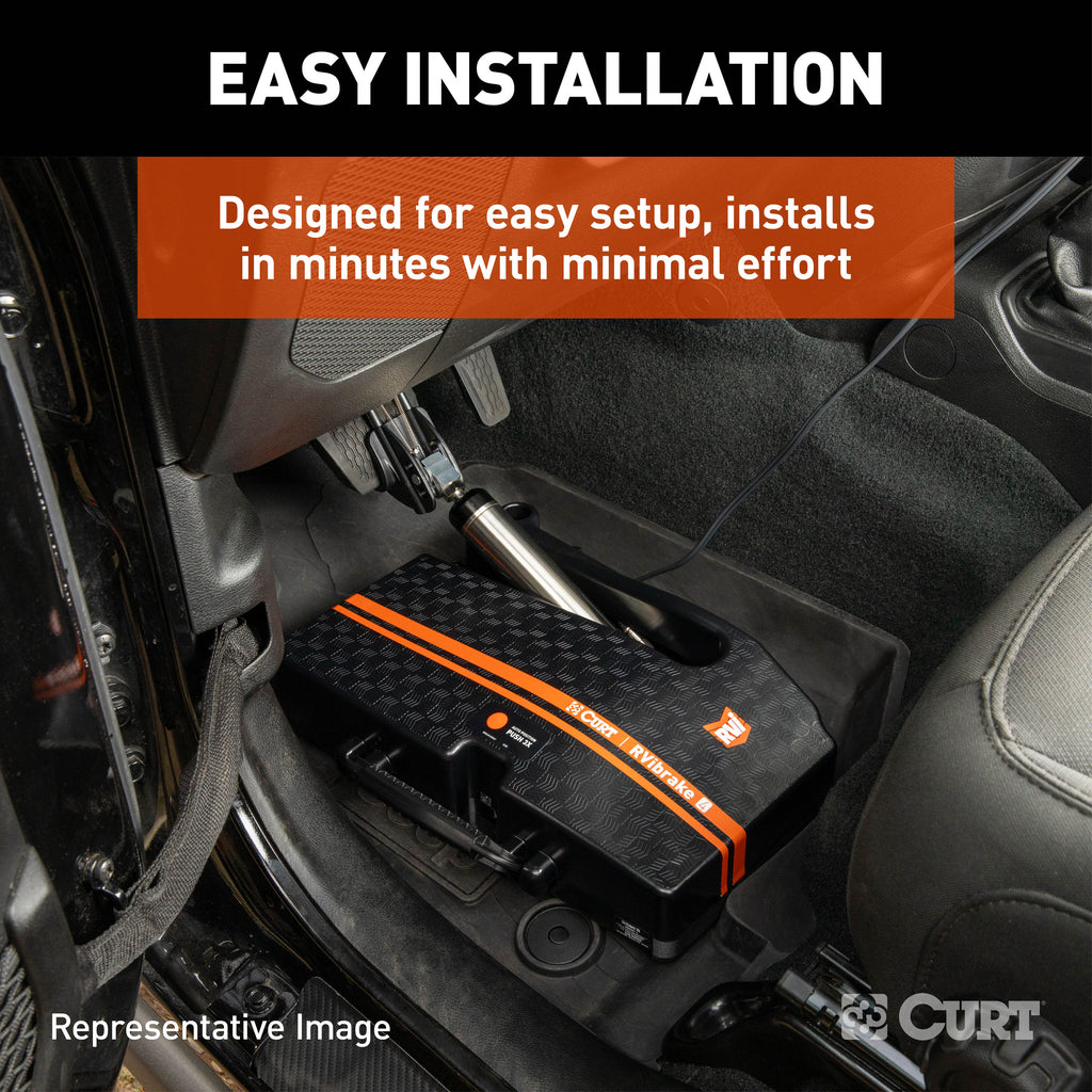 CURT 52206 Phantom Universal Stop Plate Bracket for RVibrake