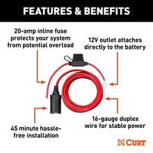 Load image into Gallery viewer, CURT 52209 12-Volt Battery Direct Kit for RVibrake