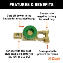Load image into Gallery viewer, CURT 52216 Towed Battery Disconnect for RVibrake