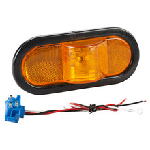 Load image into Gallery viewer, Grote 52253 Economy Oval Side Turn Marker Lights, Amber Kit (52193 + 92420 + 67090)
