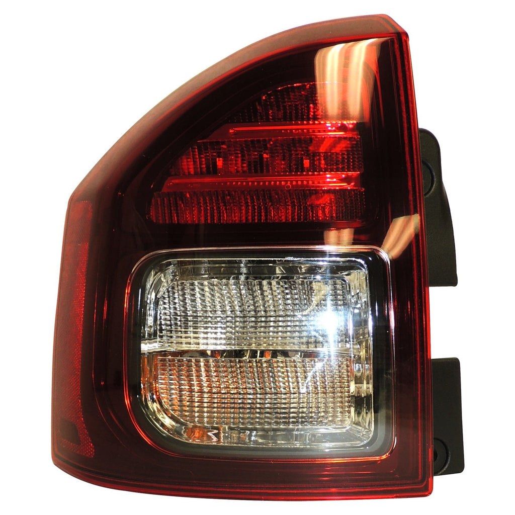Crown Automotive Jeep Replacement 5272909AB Left Tail Lamp Assembly for Jeep 14-17 MK Compass, Inc. Bulb & Wiring Harness for Select Jeep Compass