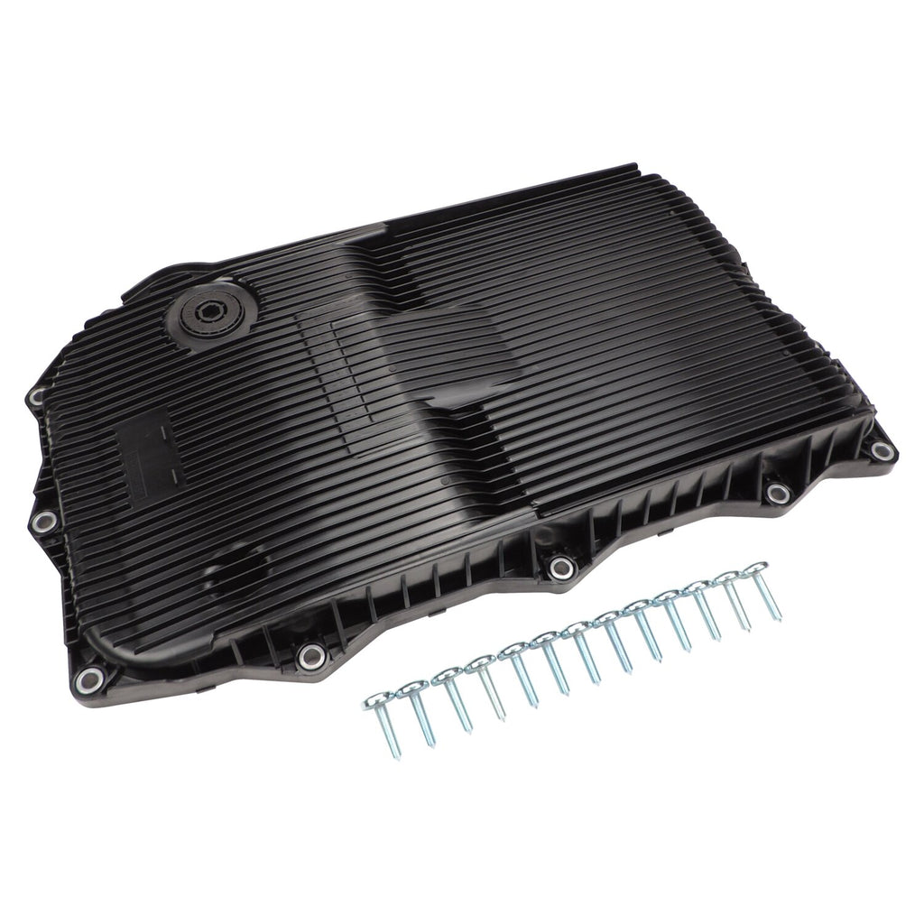 Crown Automotive Jeep Replacement 52854834AB Transmission Pan for 2014+ Jeep WK, WL, & WS Models w/ 845RE & 850RE Trans. for Select Jeep Grand Cherokee, Jeep Grand Cherokee L, Jeep Grand Cherokee WK
