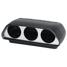 Load image into Gallery viewer, AutoMeter 5288 GAUGE MOUNT, UNIVERSAL DASH TOP, TRIPLE, 2 1/16", BLACK