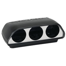 Load image into Gallery viewer, AutoMeter 5288 GAUGE MOUNT, UNIVERSAL DASH TOP, TRIPLE, 2 1/16", BLACK