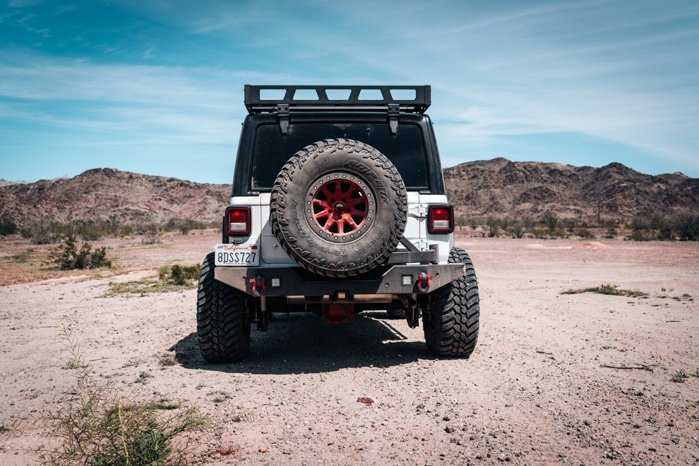 Body Armor 4x4 5298 Tire Carrier Single Action (Fits JL-2965 Bumper) for Select Jeep Wrangler
