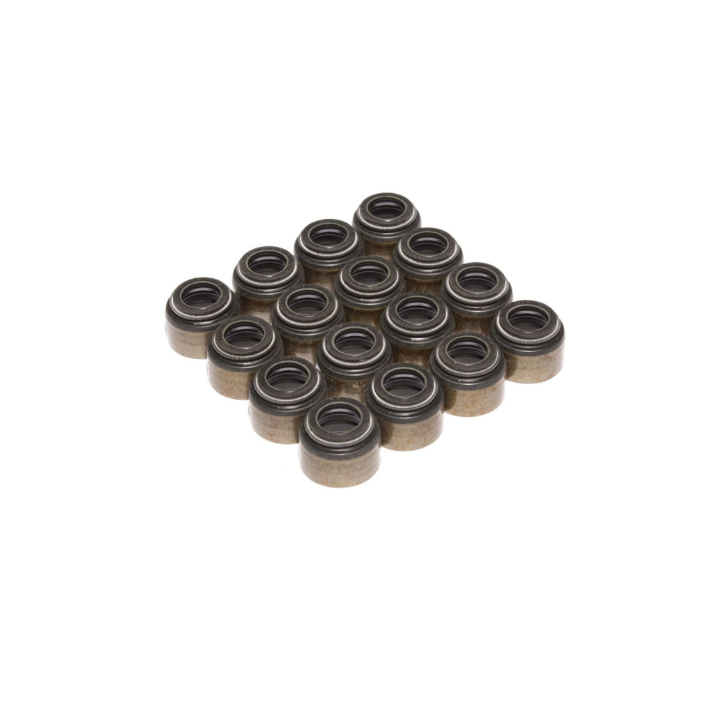 COMP Cams 530-16 Set of 16 Black Viton Valve Seals for .425" Guide Size, 5/16" Valve Stem