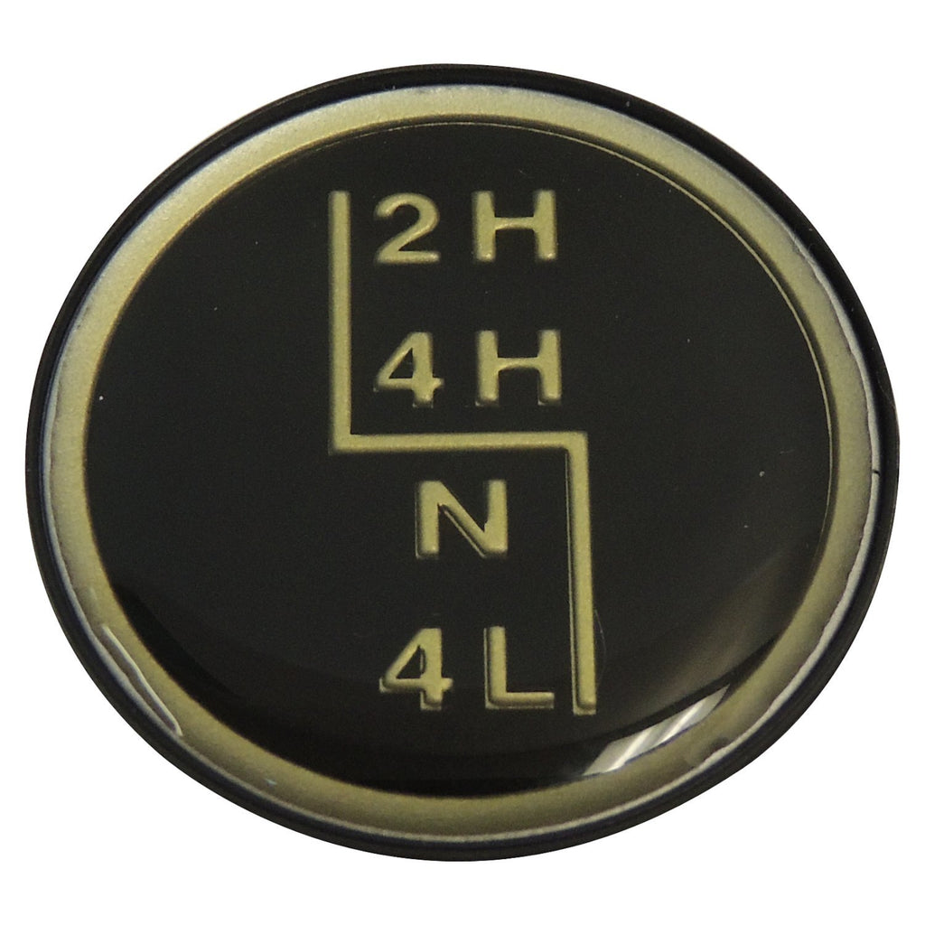 Crown Automotive Jeep Replacement 53004376 Shift Knob Insert for 1987-1995 Jeep YJ Wrangler w/ NP231 Transfer Case for Select Jeep Wrangler