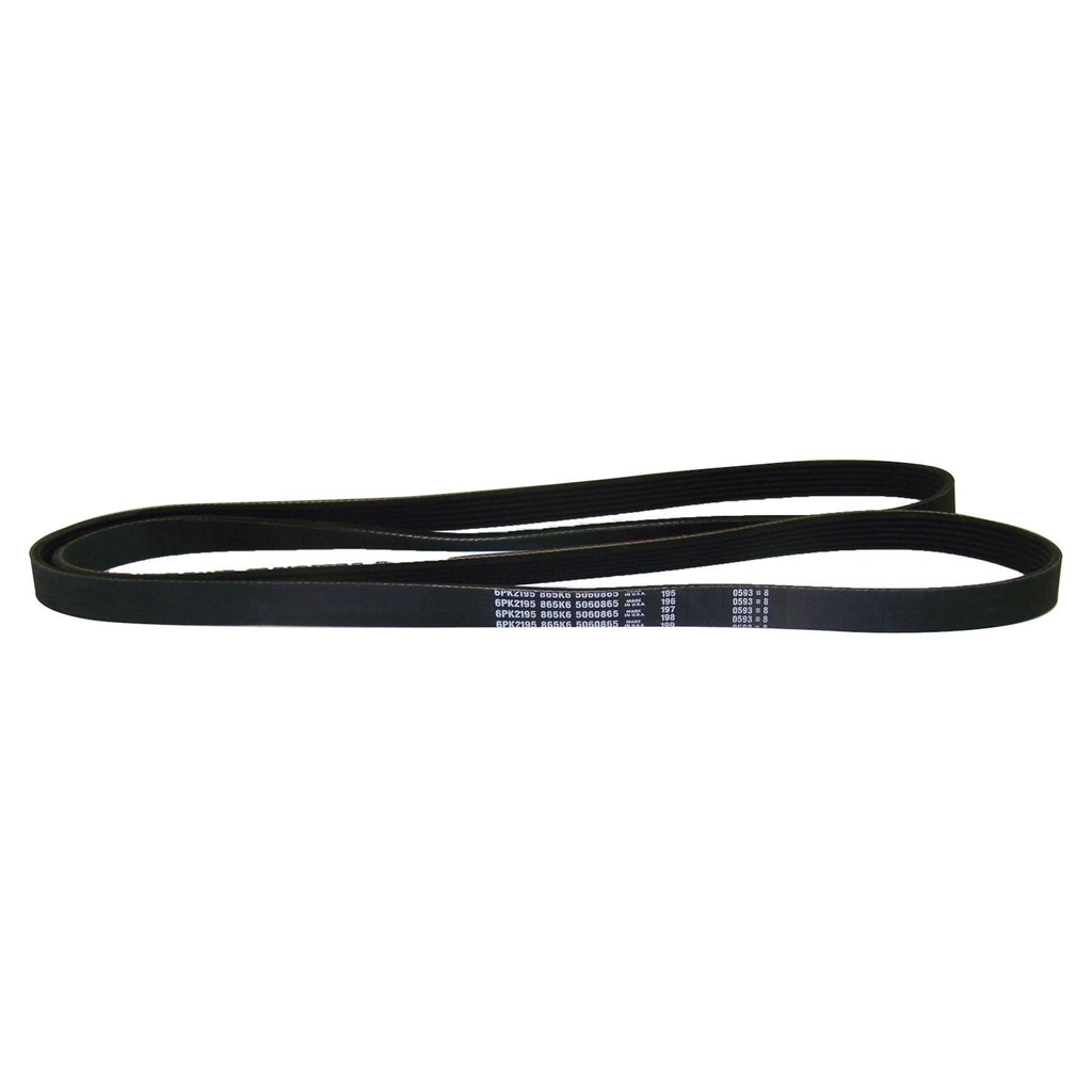 Crown Automotive Jeep Replacement 53008722 Accessory Drive Belt for Various Jeep XJ, MJ Models w/ RHD, w/ 2.5L Engine for Select Jeep Cherokee, Jeep Comanche