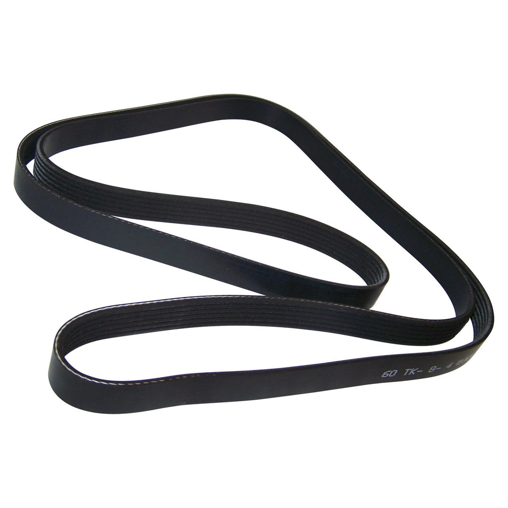 Crown Automotive Jeep Replacement 53011035 Accessory Drive Belt for Various Jeep TJ, YJ, XJ Models w/ A/C, 91" Long, 6 Ribs for Select Jeep Cherokee, Jeep Wrangler